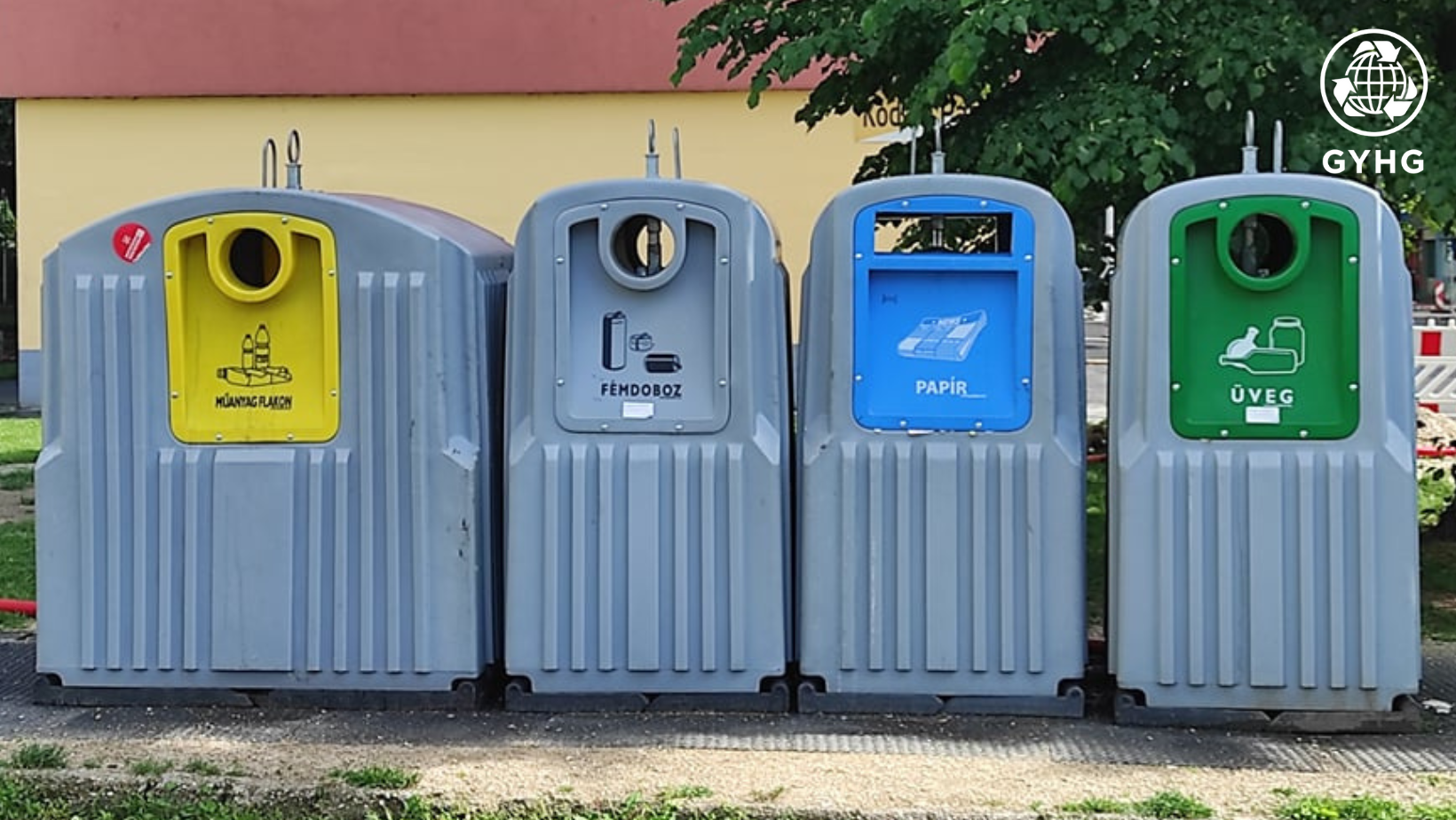 Szelektív hulladékgyűjtő sziget